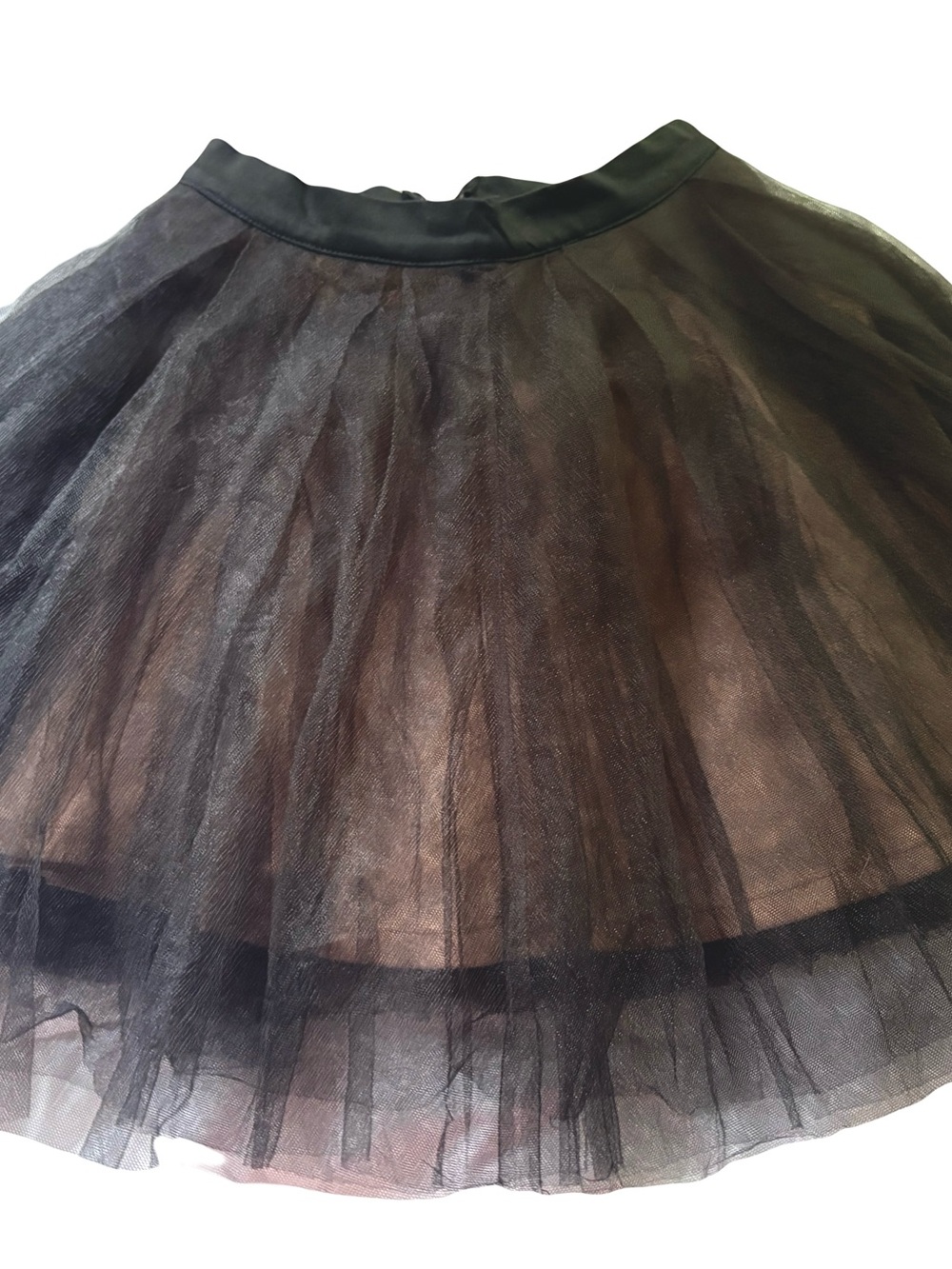 Black Tulle Layered Women’s Skirt - Picture 1 of 4